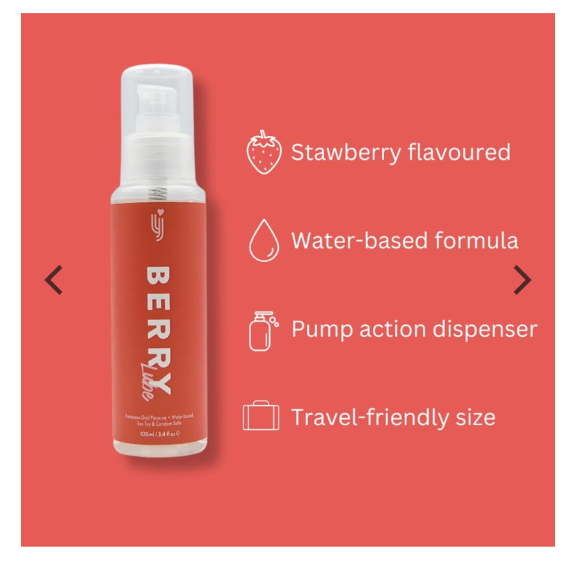 Strawberry Flavoured Lubricant 100ml